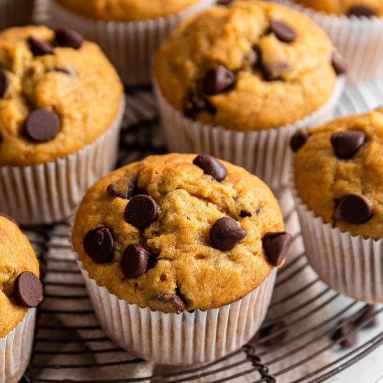 Banana Chocolate Chip Muffins