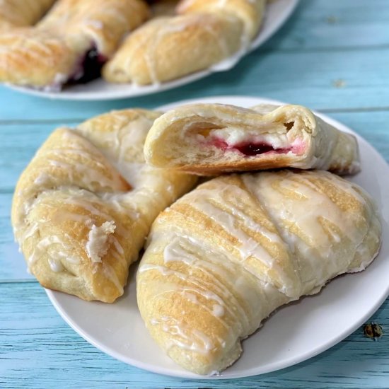 Cream Cheese Danish from Scratch