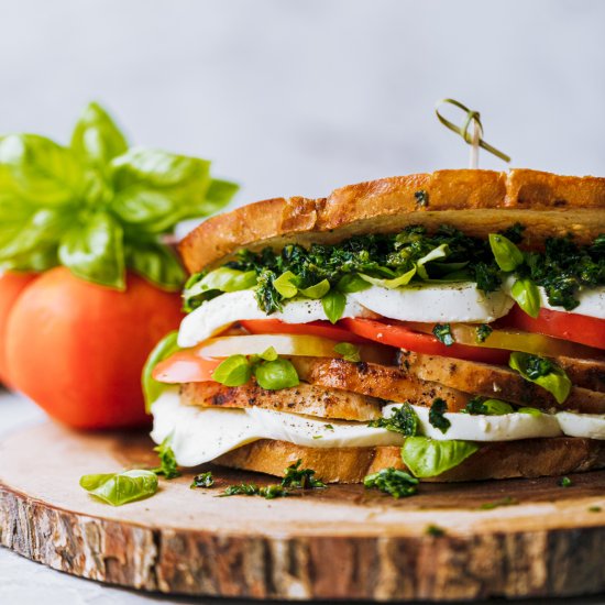 Chicken Caprese Sandwich