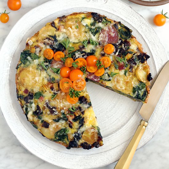 Chard and Potato Frittata