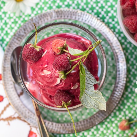 how to: raspberry sherbet