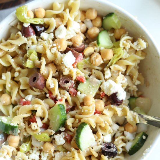 Chickpea Pasta Salad