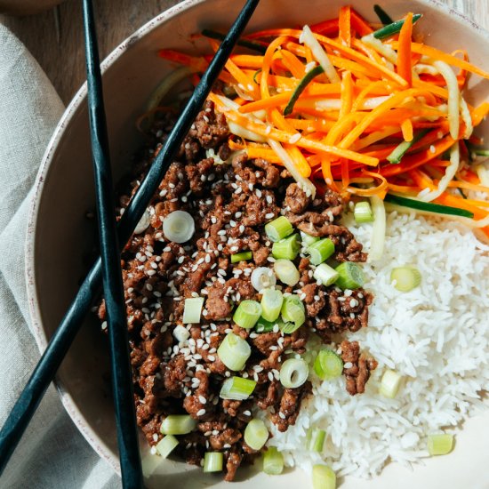 Hoisin Beef Bowl