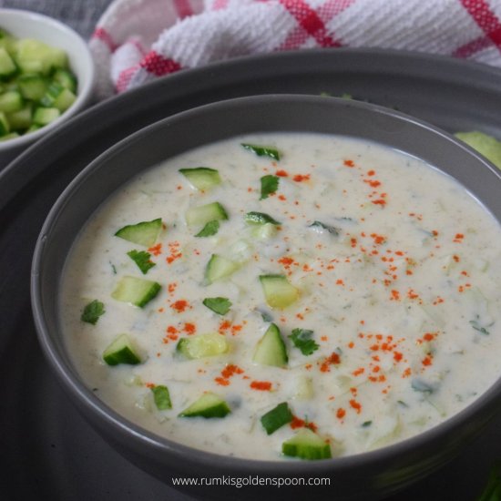 Cucumber raita