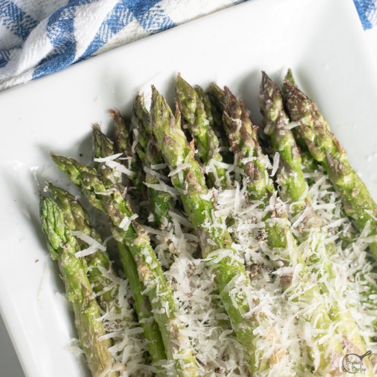 Air Fryer Asparagus Parmesan