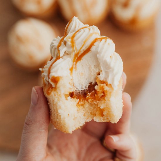 Caramel Filled Cupcakes