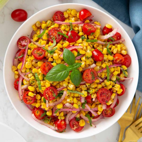 corn and tomato salad