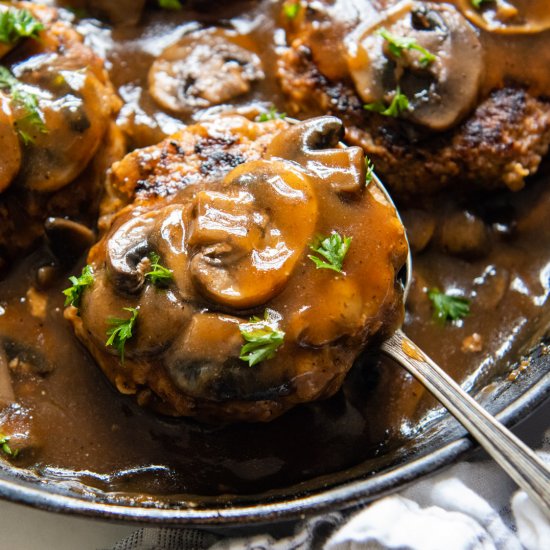 Gluten Free Salisbury Steak