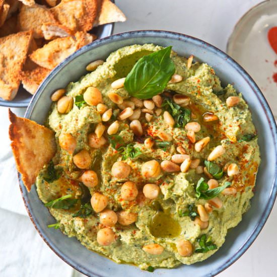 Basil Hummus