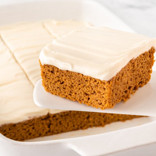 Cake Mix Pumpkin Bars