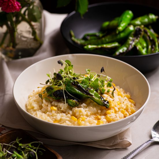 Sweet Corn Risotto