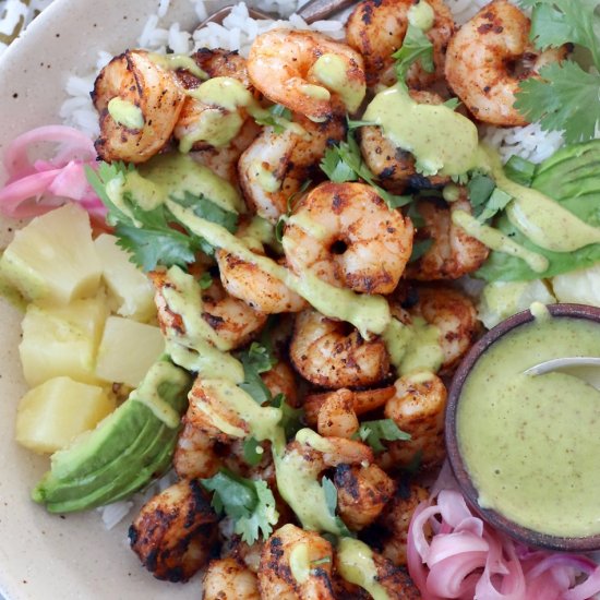 Blackened Shrimp Bowl