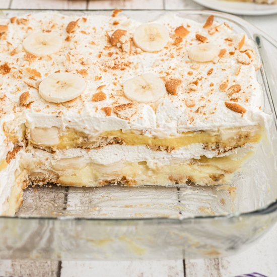 Southern No Bake Banana Pudding