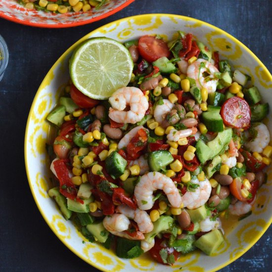 Spicy Mexican Shrimp Salad