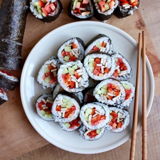 Super Simple Homemade Sushi