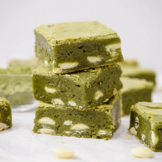 Matcha Green Tea Brownies