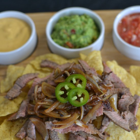 London Broil Nacho