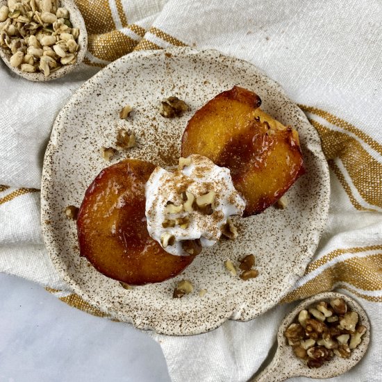 Air Fryer Peaches