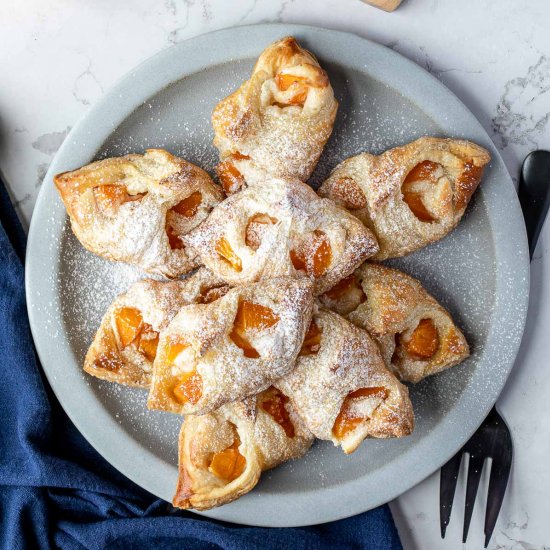 Apricot Danish with Puff Pastry