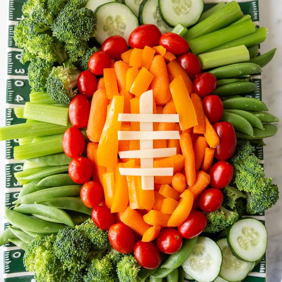 Football Veggie Tray