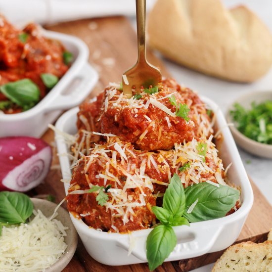 Jumbo Parmesan Meatballs