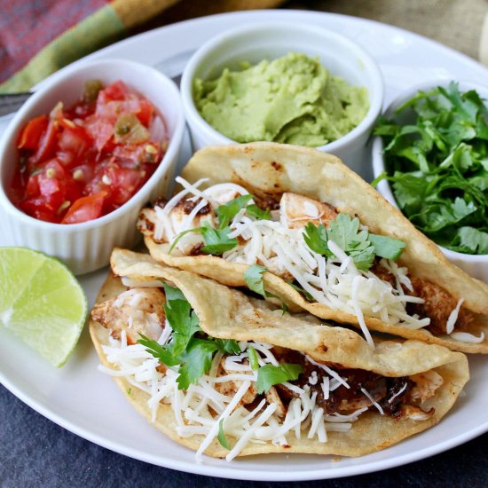 Ancho Chili Chicken Tacos