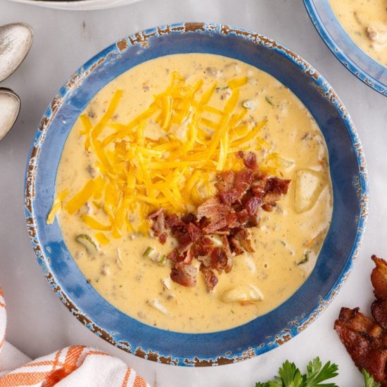 Cheeseburger Soup