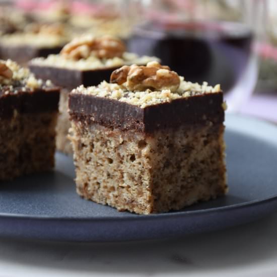 Walnut & Chocolate Squares