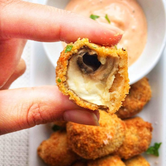 Air Fryer Breaded Mushrooms