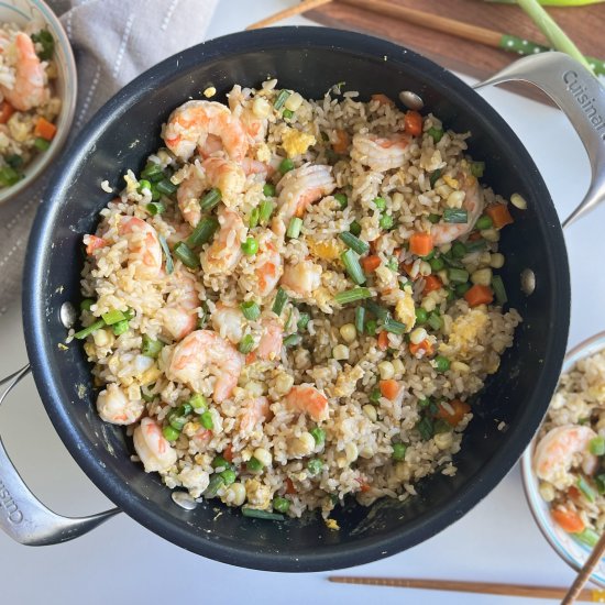 Easy Freezer Shrimp Fried Rice