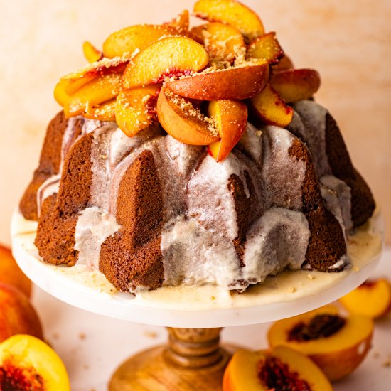 Peach Cobbler Pound Cake