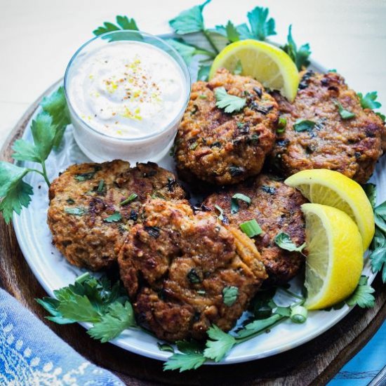 Lion’s Mane Mushroom Crab Cakes