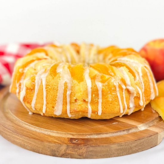 Peach Cobbler Pound Cake