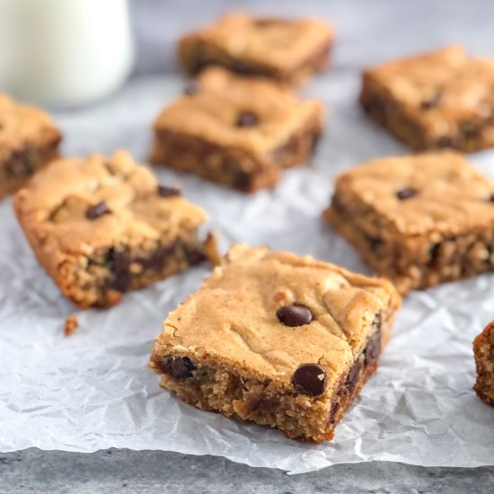 Almond Butter Cookie Bars