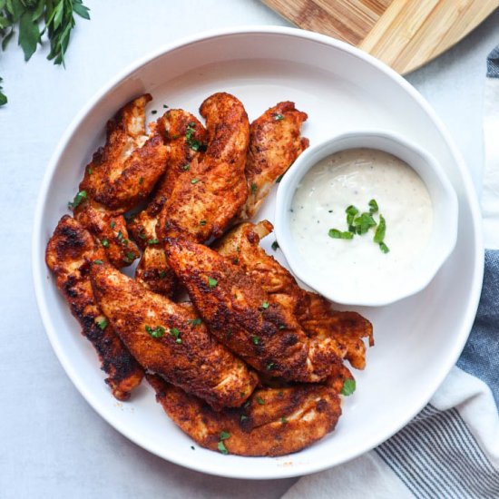 The Best Blackened Chicken Tenders