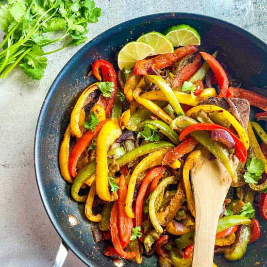 Easy Fajita Veggies