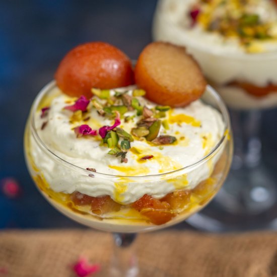 Rabdi Gulab Jamun Parfait