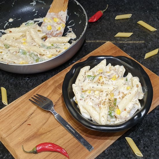 White Sauce Pasta Recipe