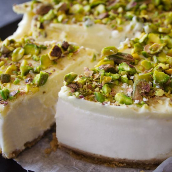 White chocolate cheesecake