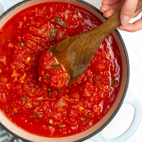 San Marzano tomato sauce