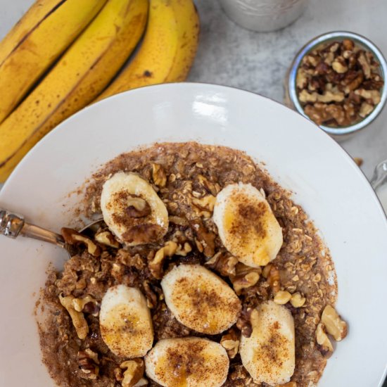 Banana Bread Oatmeal