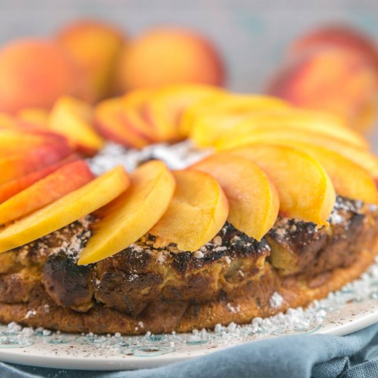 Peach French Toast Casserole