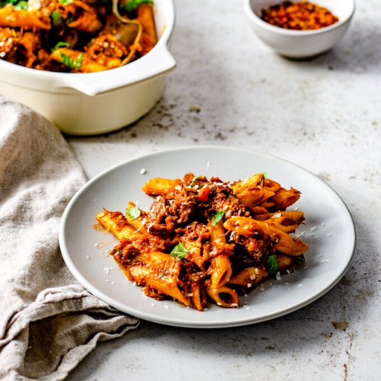 Slow-cooked Beef Ragu Pasta