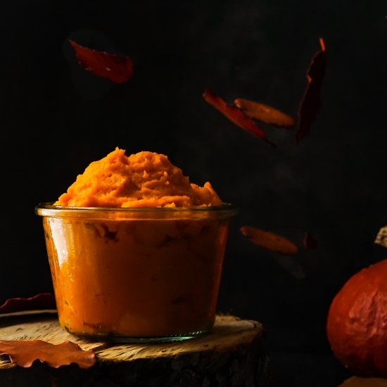 Pumpkin Puree made from scratch