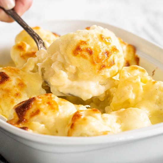 Super Creamy Cauliflower Cheese