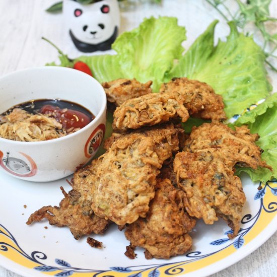 Shrimp & Taro Fritters