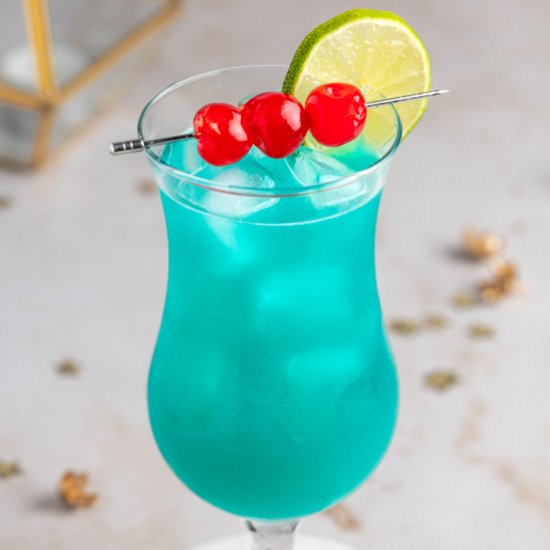 Blue Hurricane Drink