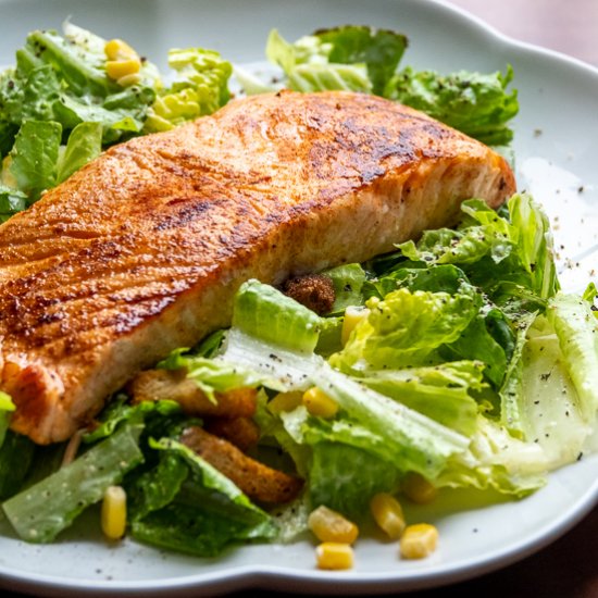 Salmon Caesar Salad