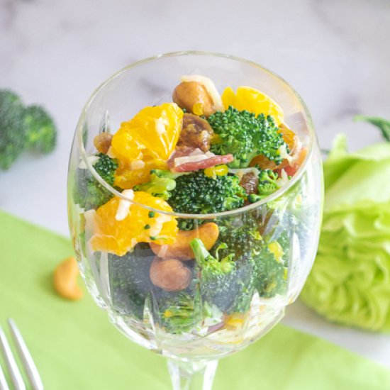 Broccoli-Cashew Salad Recipe