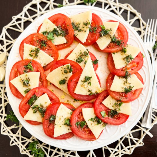 Spanish Tomato & Cheese Salad